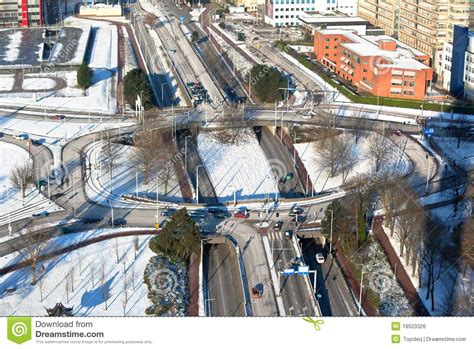 road junction stock photo image  architecture aerial