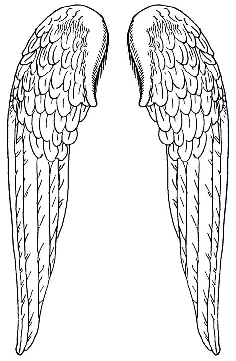 angel wing templates printable