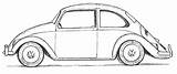 Beetle Draw Buggy Desenhar Fusca Vw Escarabajo Drawinghowtodraw Simples Volks Comodesenhar10 Quickdrawing sketch template
