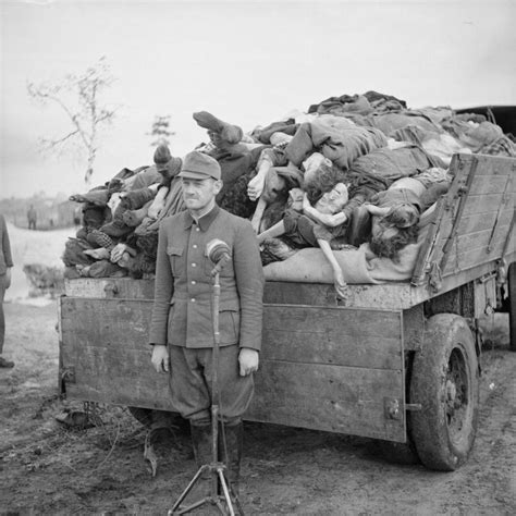 Oberleutnant F Hosler An Ss Officer At The Bergen Belsen