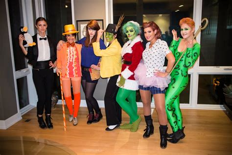 Jim Carrey Characters Girl Group Halloween Costumes