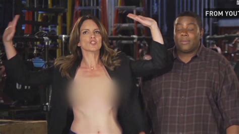 Tina Fey Goes Topless In Snl Promo Cnn Video