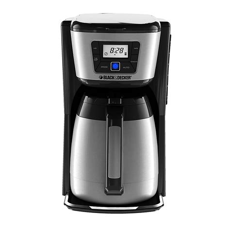 blackdecker  cup programmable thermal coffee maker  home depot