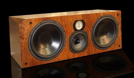 marquis hd center channel  legacy audio   natural sapele pommele finish  marquis