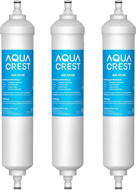 Aqua Crest Gxrtqr Inline Water Filter Replacement For Ge