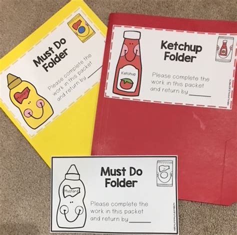 home folder labels preschool printables