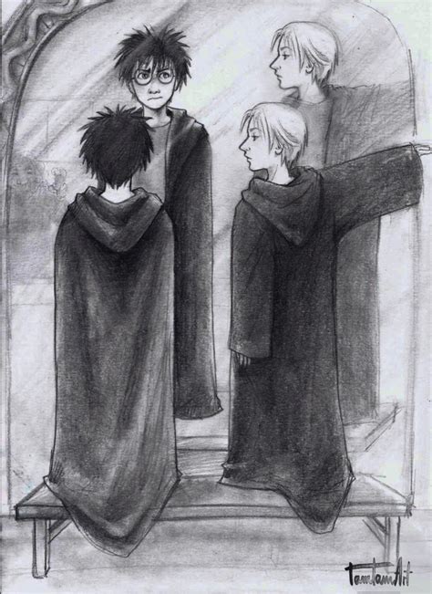 [fanart] Harry And Draco At Madame Malkin S Harrypotter