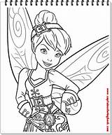 Tinkelbell Coloring Pirate Fairy Pages sketch template