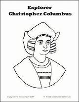 Vespucci Amerigo Columbus Explorers sketch template