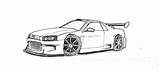 Skyline Gtr Nissan Pages Fast Furious R34 Coloring Gt Colouring Drawing Drawings Cars Tsuru Deviantart Car Draw Template Sketch Sports sketch template