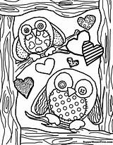 Owl Coloring Pages Screech Getdrawings sketch template