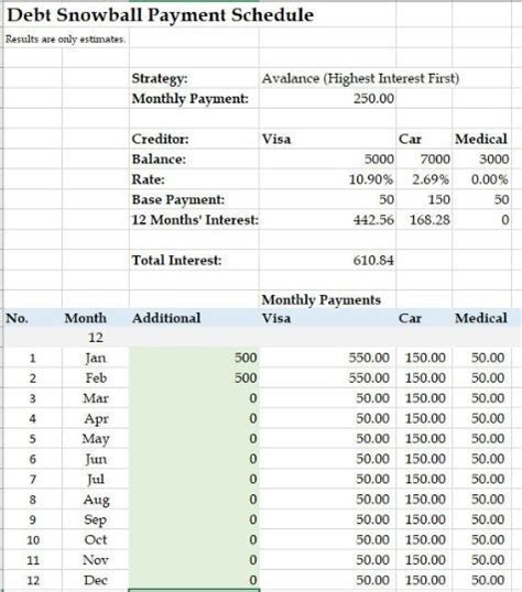 salaris budgetteren werkmap met schuld calculator etsy