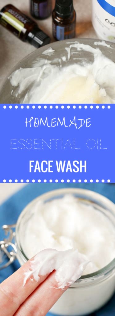 easy homemade face wash all natural essential oils