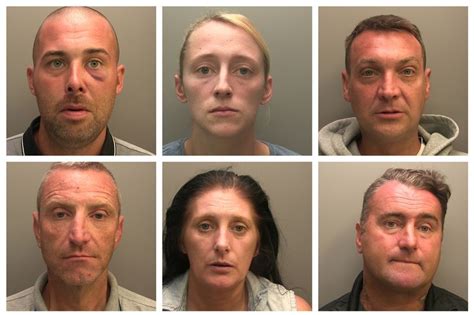 county lines drug gang jailed for total of 130 years after flooding