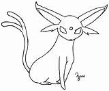 Pokemon Espeon Coloring Pages Lazy Lined Bing Becuo Deviantart Favourites Add sketch template