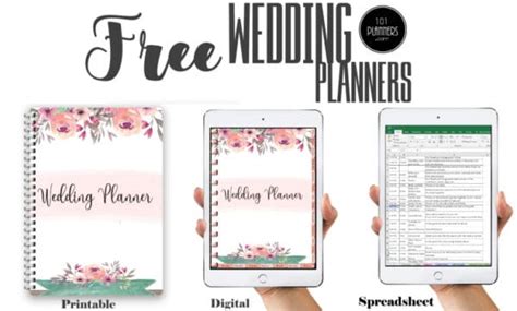 digital  printable wedding planner wedding spreadsheet