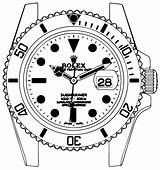 Rolex Drawing Paintingvalley Entry sketch template