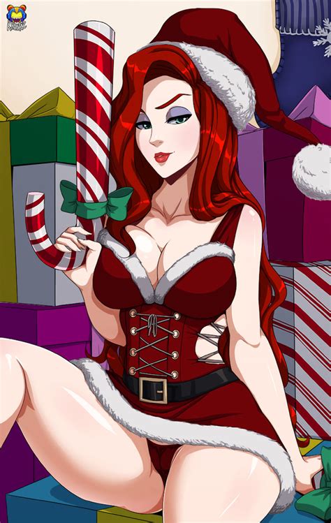 candy cane miss fortune by kyoffie12 on deviantart