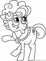 Coloring Pages Pony Little Goldie Delicious Friendship Magic Mlp Coloringpages101 Books Color sketch template