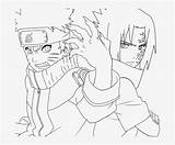 Naruto Sasuke Coloring Pages Drawing Sketch Template Pngfind sketch template