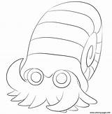 Pokemon Coloring Omanyte Pages Omastar Color Print Printable Drawing Paper sketch template