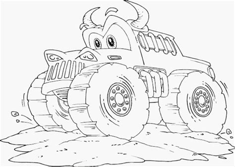 monster car coloring pages coloring home