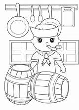 Sailor sketch template