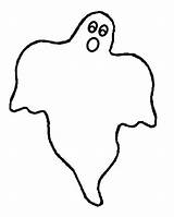 Ghost Coloring Pages Printable Color Kids Cute Simple Drawing Template Halloween Ghosts Sheets Templates Getdrawings Getcolorings sketch template