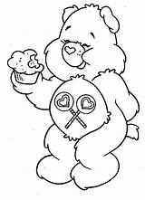 Coloring Care Bear Pages Bears Printable Lucky Easy Preschool Kids Sheets Luck Easter Cartoon Carebear Birthday Color Good Print Christmas sketch template