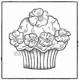 Coloring Pages Girly Printable Cupcake Cute Sheets Sugar Shake Cake Color Print Colouring Fun Elegant Kids Snobbery Cup Timeless Adult sketch template