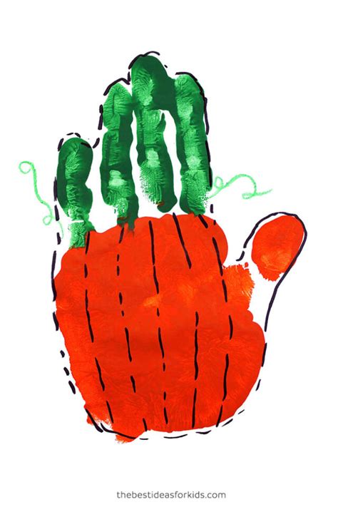 fall handprint art   ideas  kids