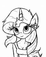 Shimmer Pony Antro Fanmade Mlp sketch template