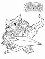 Skylander sketch template