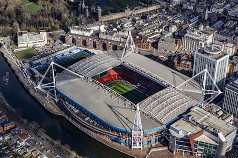 stadium aerial photography commission air