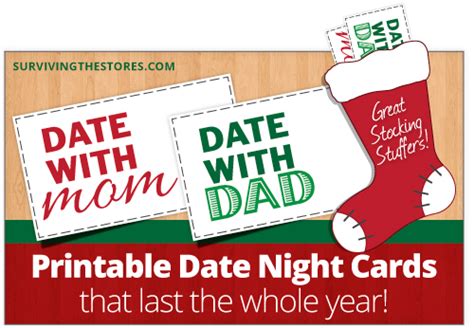 Free Stocking Stuffers Date Night With Mom And Dad