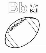 Coloring Ball Letter Printable Alphabet Sheet Learning sketch template