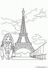 Eiffel Dibujos Colorear Dibujosyjuegos Tarjetas Tower sketch template