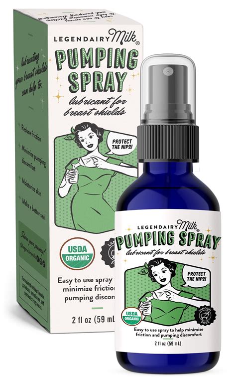 Legendairy Milk Pumping Spray Natural Lubricant For Breast Pump