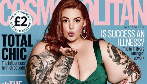 plus size model tess holliday s cover of cosmopolitan