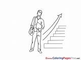 Coloring Pages Ladder Career Printable Sheet Title sketch template