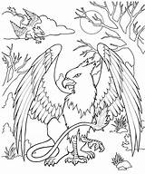 Coloring Pages Mythical Creatures Creature Mythological Kids Colouring Printable Drawing Color Animal Mystical Draw Mermaid Getdrawings Griffin Adult Getcolorings Print sketch template