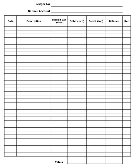 printable bookkeeping worksheets