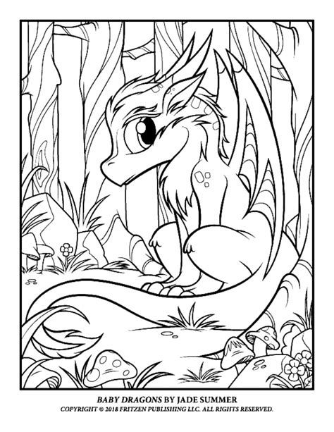 cute dragon coloring pages  kids dragon coloring page cute