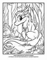 Dragons Drachen Colouring Jadesummer Youngandtae Hatching Colorear sketch template