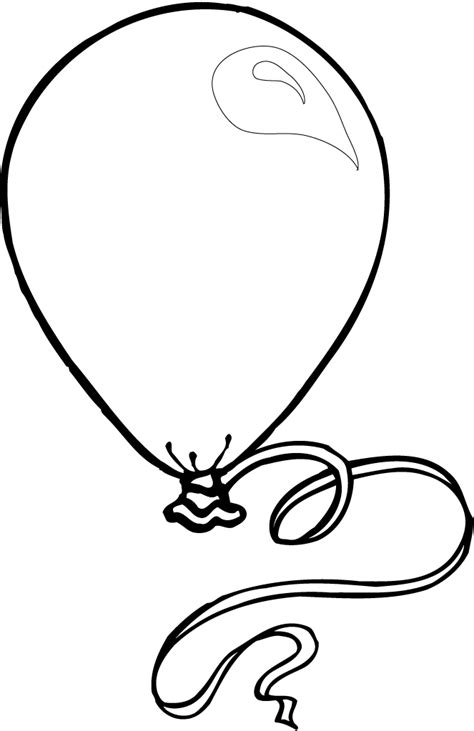 birthday balloons coloring pages coloring home
