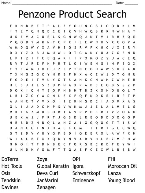 penzone product search word search wordmint