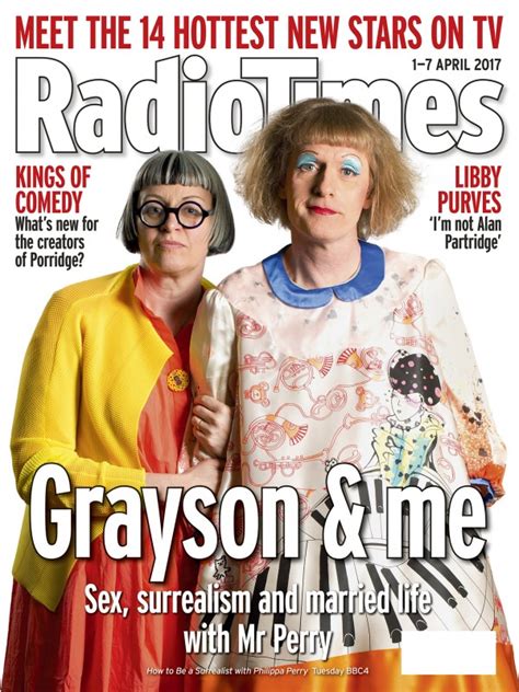 Grayson Perry Is More Creative Since Having Therapy Says His Wife