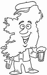 Coloring Pages Ireland Map Irish Printable Drawing Colouring Color Adults Online Supercoloring Getcolorings Getdrawings Popular Print sketch template