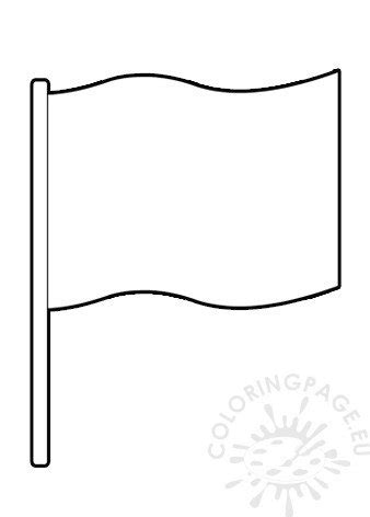 flag template printable coloring page