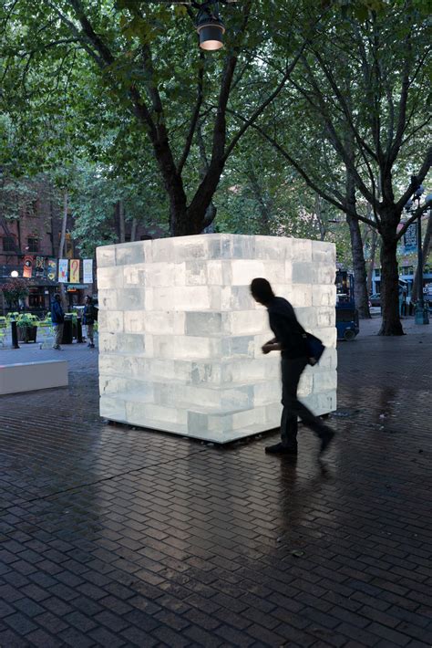 ice cube installation  seattle design festival